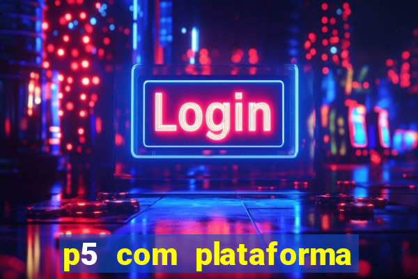 p5 com plataforma de jogos